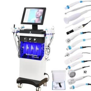 Quality 300W Professional Hydrafacial Machine 14 In 1 Hydra Dermabrasion Facial Machine 1Mhz wholesale