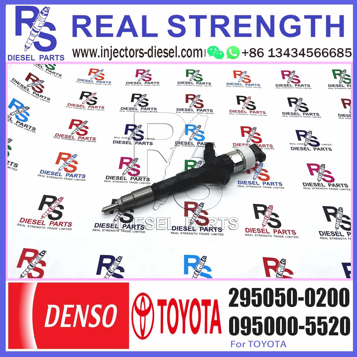 Common Rail Injector 23670-30400 Fuel Injector 295050-0460 295050-0200