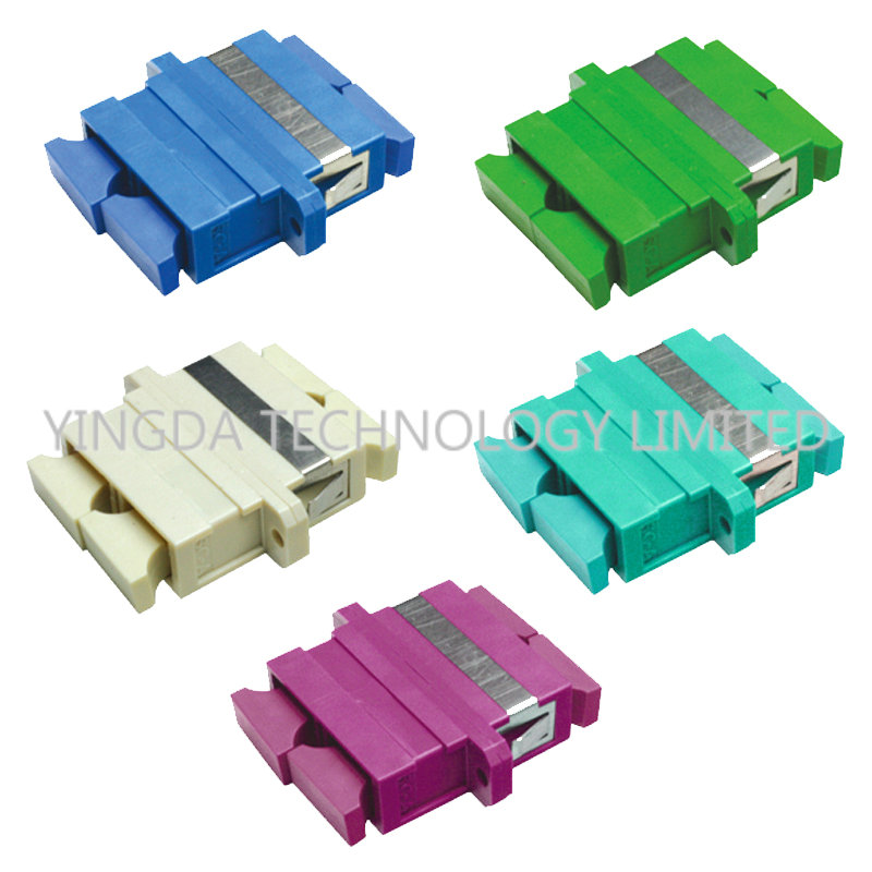 ST , SC , MT-RJ- or LC - type Fiber Optic Adapter , Standard Square Connector