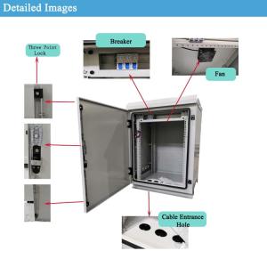 Quality IP56 19&quot; 16U Wall Mounted Outdoor Network Enclosure wholesale