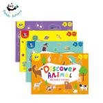 Static Reusable Cling Stickers , Preschool Educational Toys Screen Free