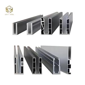 Quality 10mm Thick Laminated Glass Aluminum Fence Panels Weatherproof Design wholesale