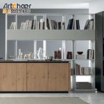 Flat Pack Kitchen Cabinet Italy With Drawer Basket And ECO Friendly Material