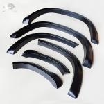 3kg ABS Plastic Fender Flares , Slim Style Matte Black Wheel Well Flares