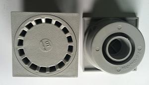 Quality UPVC plastic floor drain ,trap grating, bathroom drain, shower room drain 10*10cm wholesale