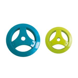 Quality Color Rubber Weight Lifting Plate With Holes 1.25 - 25kg wholesale