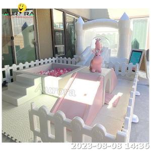 Quality Outdoor Soft Play Building Blocks Toys Softplay Equipment Indoor Pink Inflatable wholesale
