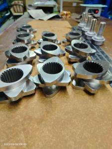 Quality DIN Standard WR14 Twin Screw Extruder Parts Extruder Screw Elements wholesale