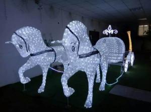 Quality Led christmas horse carriage cinderella carriage wholesale