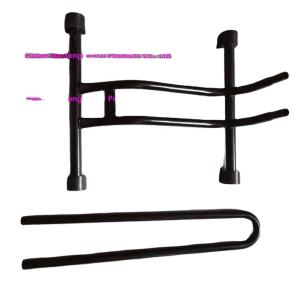 China Space-Saving Bike Floor Stand Black Bike Rack for Garage Certificate ISO9001 2015 on sale