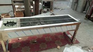 Quality stainless steel kitchen oven worked by nature gas 2000mmx600mmx800mm stainless steel 201 wholesale