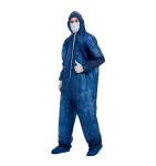 PE Disposable White Overalls , Full Body Disposable Coveralls OZONE