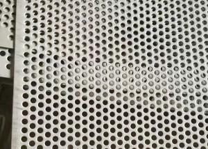 Quality Round Hole 1.2mm 1m Width Stainless Steel Perforated Sheet wholesale