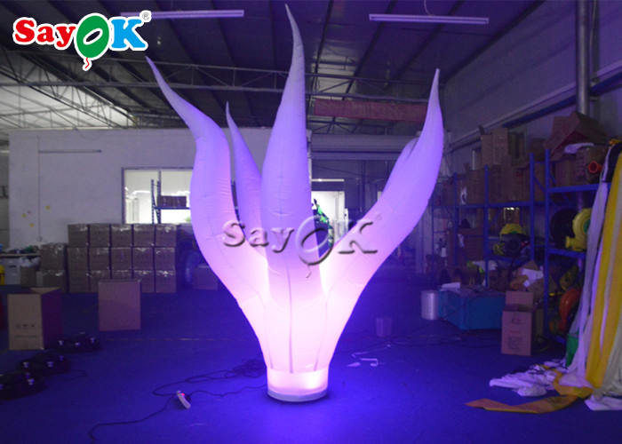 Customized Nylon 3m Inflatable LED Seaweed For Festival