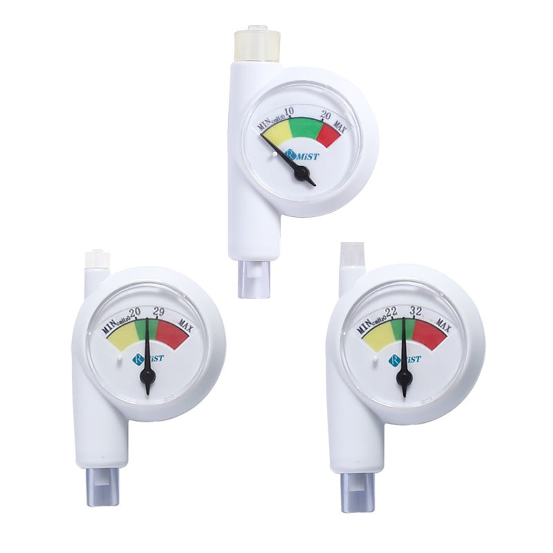 Luer Connector Airway Cuff Pressure Monitor Guage 22-32cmH2O ETT LMA