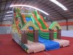 Commercial Large Inflatable Slide Animal Kingdom Themed With Air Blower