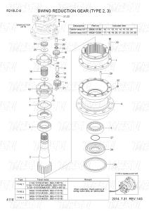 Quality 39Q6-12100 39Q6-12101 39Q6-12102 R220-9 Bolt On Excavator Swing Drive Catalog wholesale