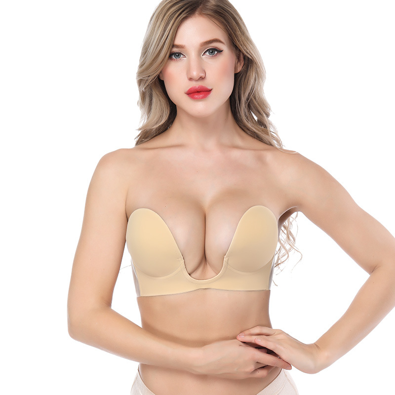 Summer Women Underwear Accessories Market Popular Nipple Covers Invisible Strapless Silicone Bra