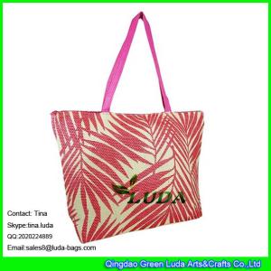 Quality LUDA fashion straw handbag wholesale paper straw beach hand bag wholesale