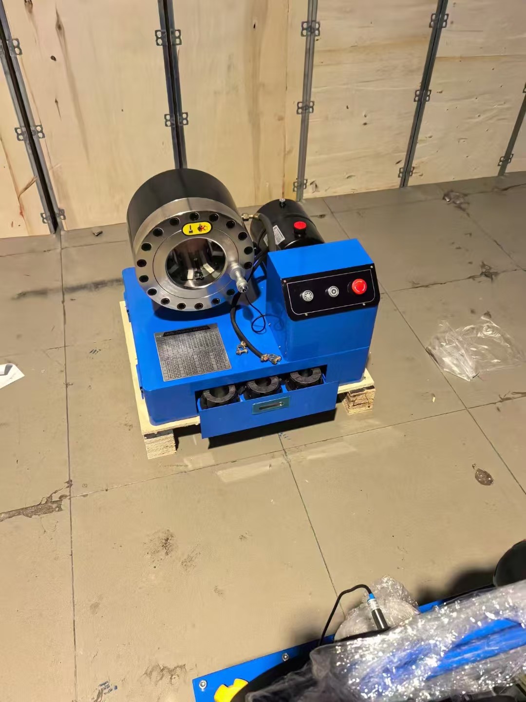 12V/24V 10 Dies 2 Inch Manual Braided Hose Crimper Battery Drive Hydraulic Hose Pipe Crimping Machine 6-51mm