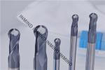 SK30 Solid Carbide Ball Nose End Mill / Ball Nose Cutters Long Shank Type