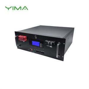 Quality 100A 48V 200Ah Rack Mount Lifepo4 Battery For Solar System OEM ODM wholesale