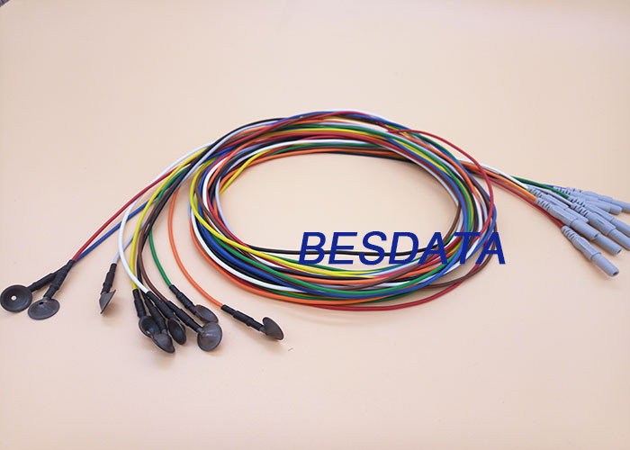 Gold Plated EEG Cup Electrodes Coated Gold Electrodes For Medical