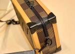 Unisex Soft Trunk Bag , Duck Pendant Box Crossbody Bag With Lock