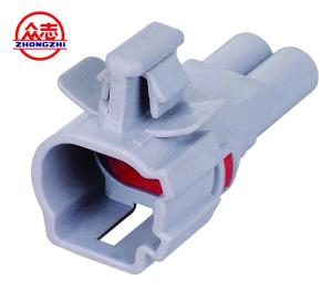 Quality IP69K Waterproof Auto Wire Connectors 2 Pin Male Grey And White Color wholesale