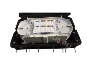 Quality 96 Core Weatherproof Fiber Optic Splice Closure Junction Box With 4 Trays wholesale