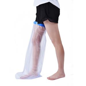 Quality L66cm Long Leg Cast Cover , PVC Plastic Cast Cover For Shower wholesale