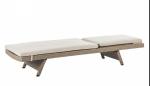Hotel Poly Rattan wicker beach chair Aluminium Outdoor Garden Chaise lounge