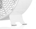 White SAA Retro Electric Fan 20cm 2 Speed 4 Aluminium Blade For Australia Market