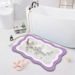 Toilet Kitchen Bathroom Waterproof Carpet Technology Velvet Cartoon Floor Mat