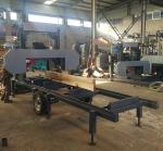 700mm Dia Wood Portable Sawmill Diesel Wood Bandsaw Mill