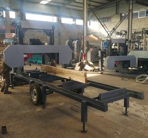 Quality Best Selling wood cutting machine band saw portable sawmill Portable Wood Sawmill with Mobile Trailer wholesale