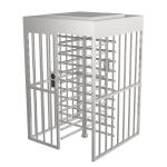 Newly Design Stainless Steel 24V Dual Lanes Full Height Turnstile