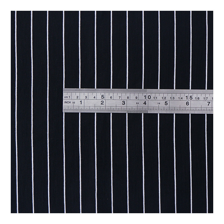 Not Easily Deformed Striped Cotton Fabric 175gsm For Underwear