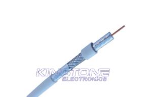 Quality Plenum RG6 Tri. CATV Coaxial Cable 18 AWG CCS CMP Rated PVC for Satellite TV wholesale