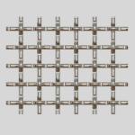 Square Hole Type Stainless Steel Crimped Wire Mesh ss 304 ss316 ss316l