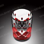 Tea Water Transparent Glass Cup Customized Printing