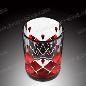Quality Tea Water Transparent Glass Cup Customized Printing wholesale