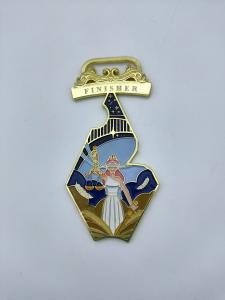 Quality Horoscopes Zinc Alloy Medal Electroplated 105mm X 50mm X 3mm wholesale