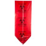 LDPE Bio Medical Waste Bags , Customized 200L Biohazard Infectious Waste Bags