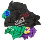 Lint free Mixed Colored Rags 100% Cotton Industrial Cleaning trapos industriales