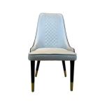 Solid Wood Hotel Furniture Customized Dining Room Luxury Leather Chair for