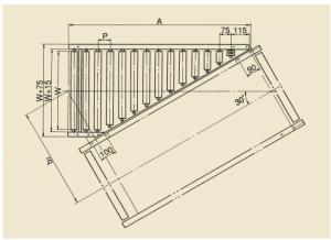Quality ISO Pallet Box Conveying 0.2KW Gravity Roller Conveyor wholesale