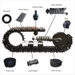 Undercarriage Spare Parts Sprocket Rim For Excavator