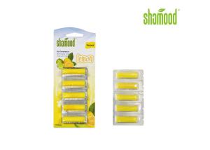 Quality Yellow Lemon Home Small Vacuum Air Fresheners Cleaner 5 Strips / Set wholesale