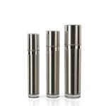 Aluminium Pump Cosmetic Plastic 15ml PET Empty Bottle